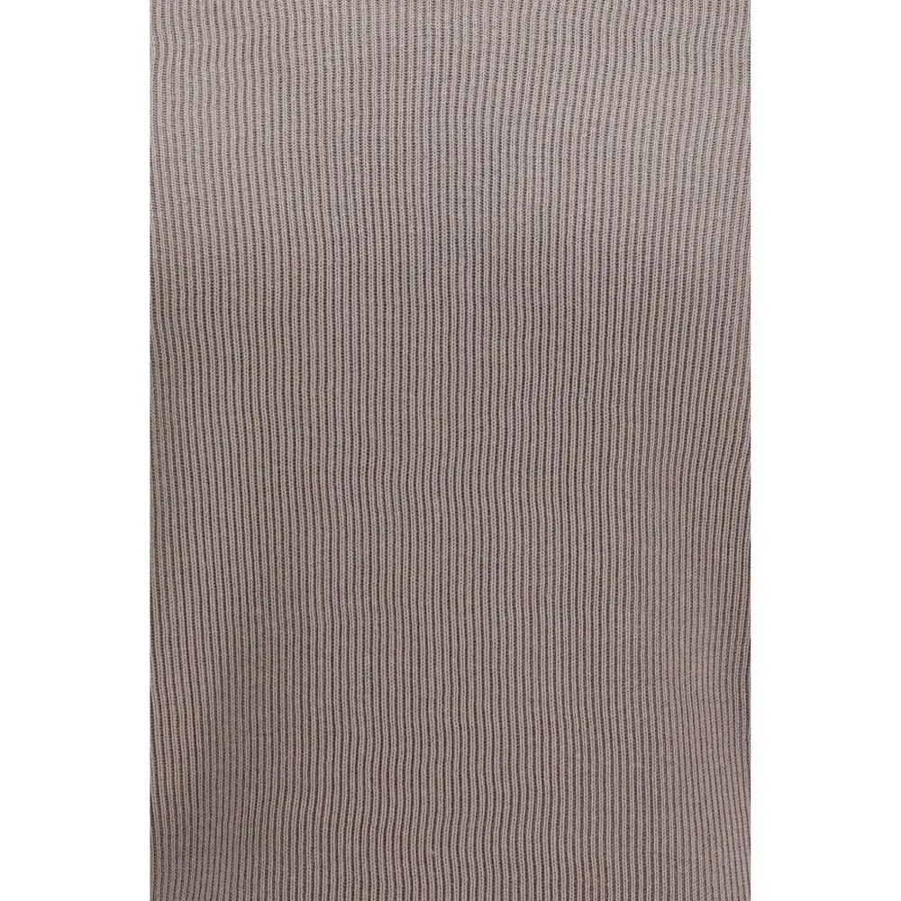 Chemise habillée grise en coton Brunello Cucinelli