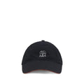 Brunello Cucinelli Blue Cotton Cap (Baseball Hat)