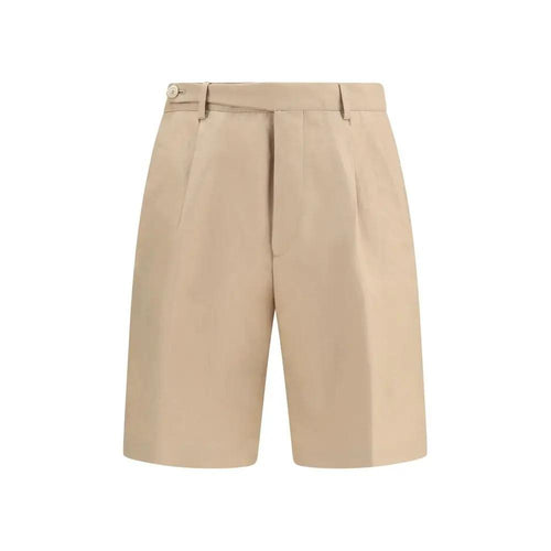 Brunello Cucinelli Brunello Cucinelli Beige Cotton Bermuda Shorts