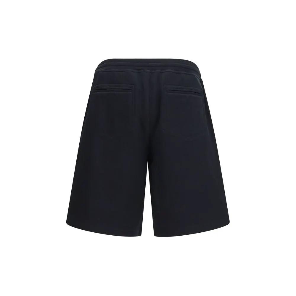 Shorts bermuda Brunello Cucinelli noirs en coton