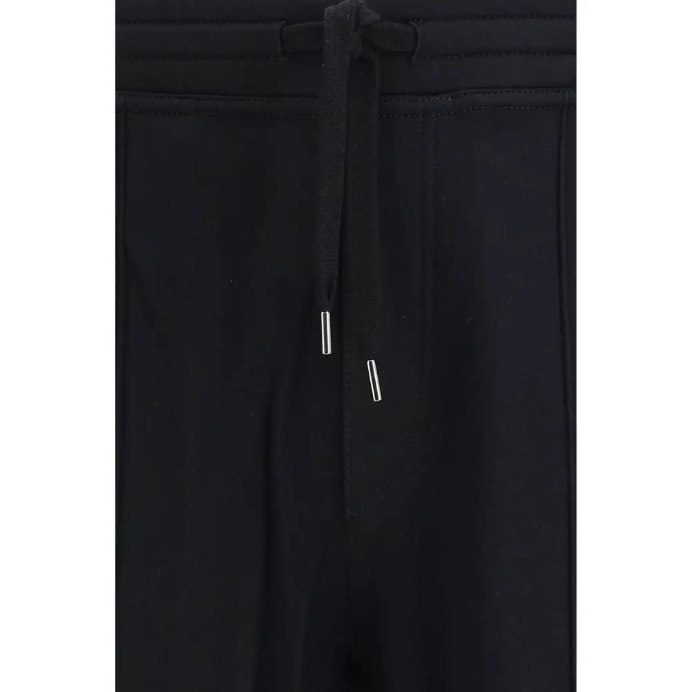 Brunello Cucinelli Black Cotton Joggers (Workout Pants)