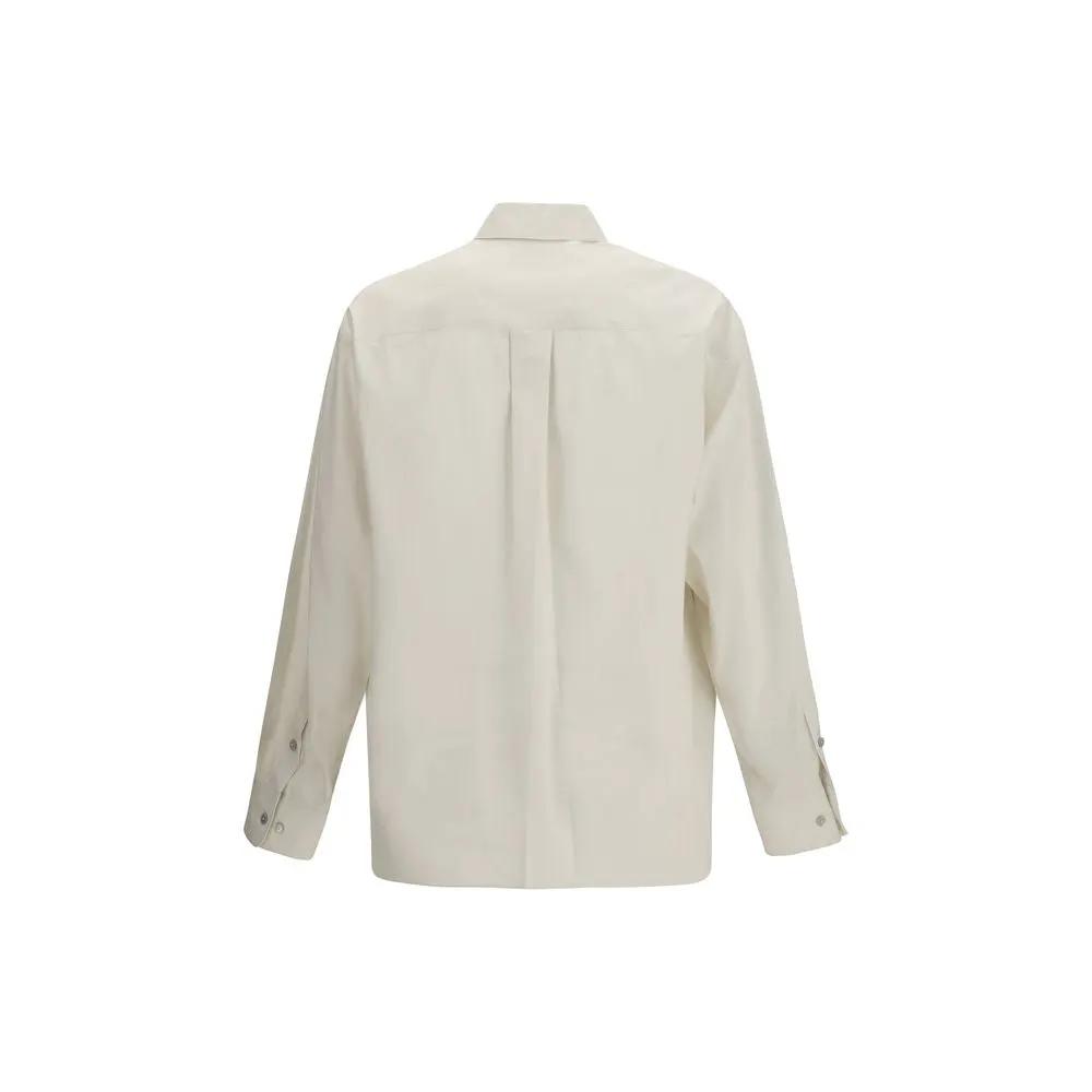 Chemise en coton beige Lemaire