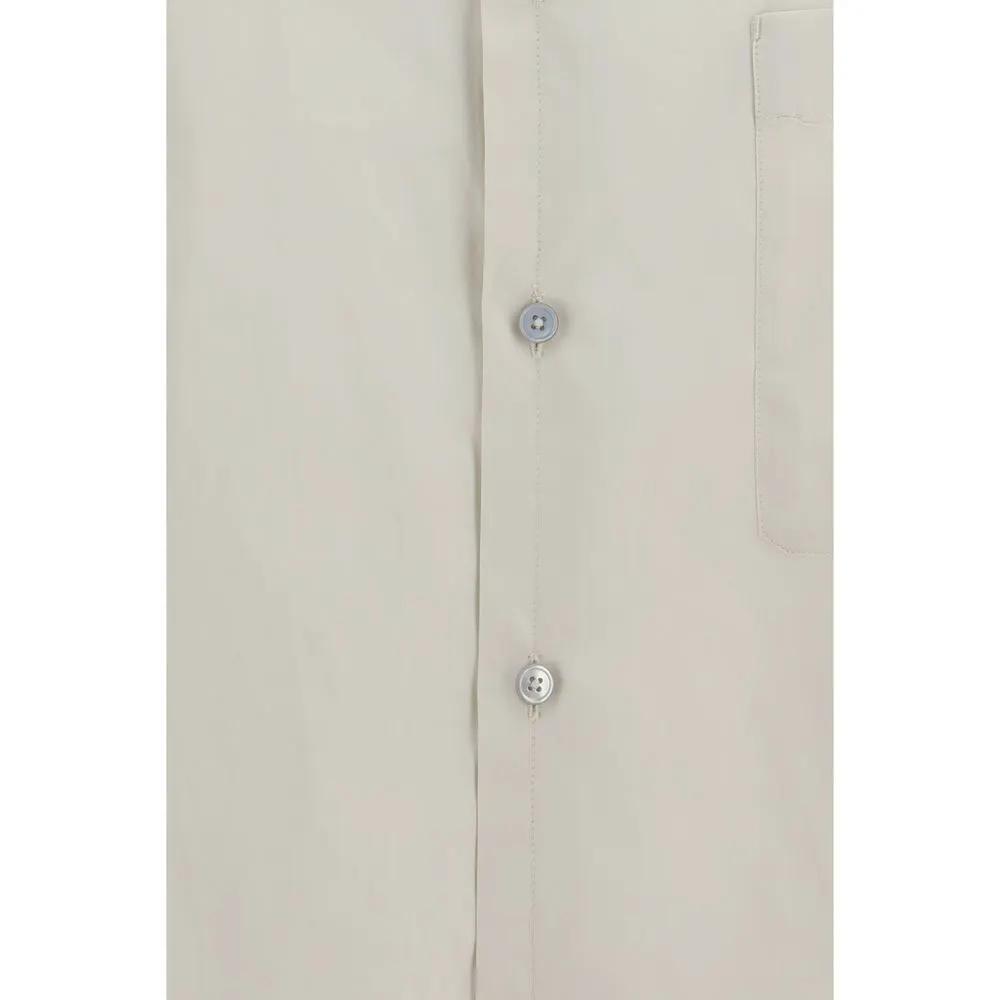 Chemise en coton beige Lemaire