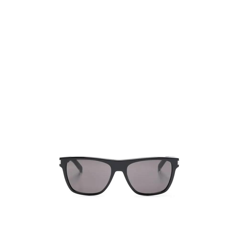 Saint Laurent Black Acetate Sunglasses