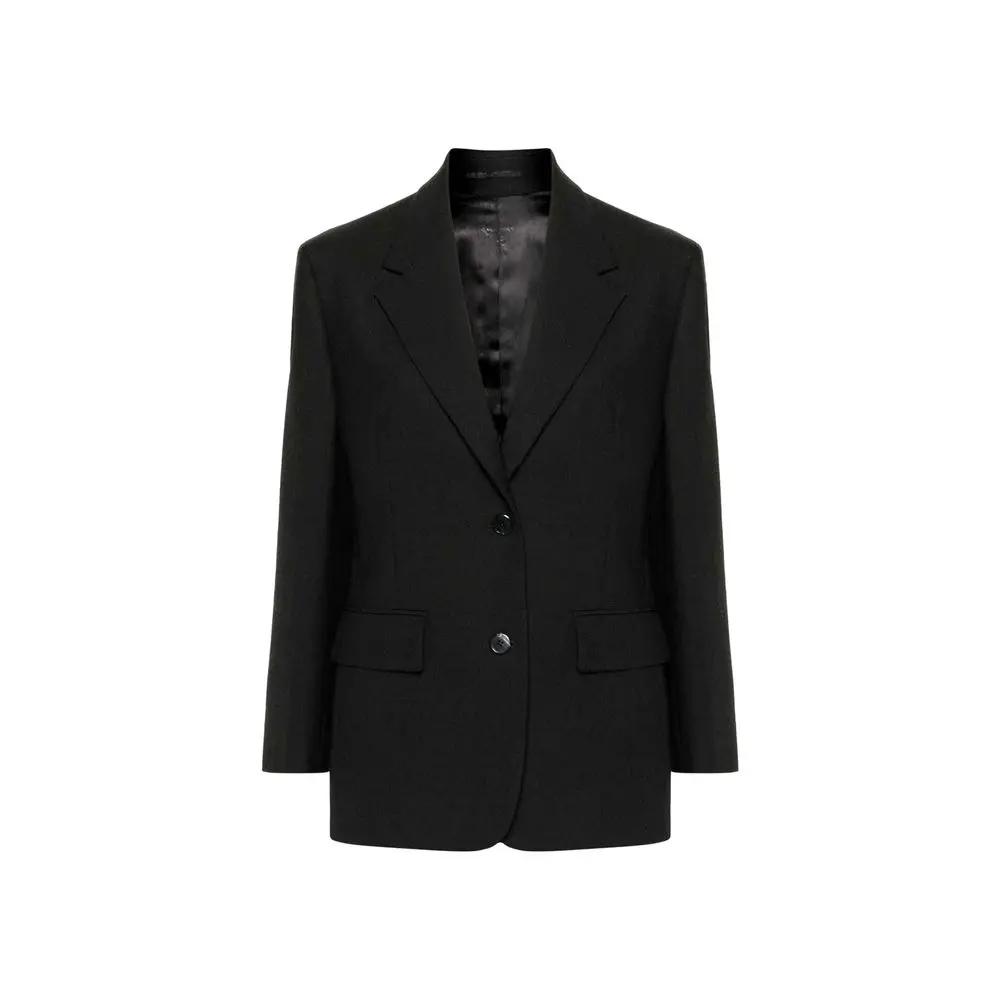 Blazer noir laine vierge femme – Prada veste tailleur élégante