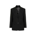 Blazer noir laine vierge femme – Prada veste tailleur élégante