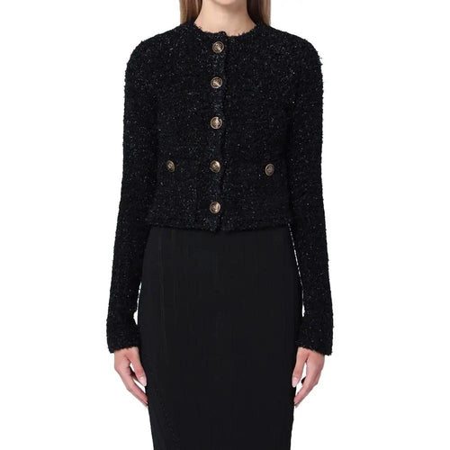 Balenciaga Black Cotton Cardigan