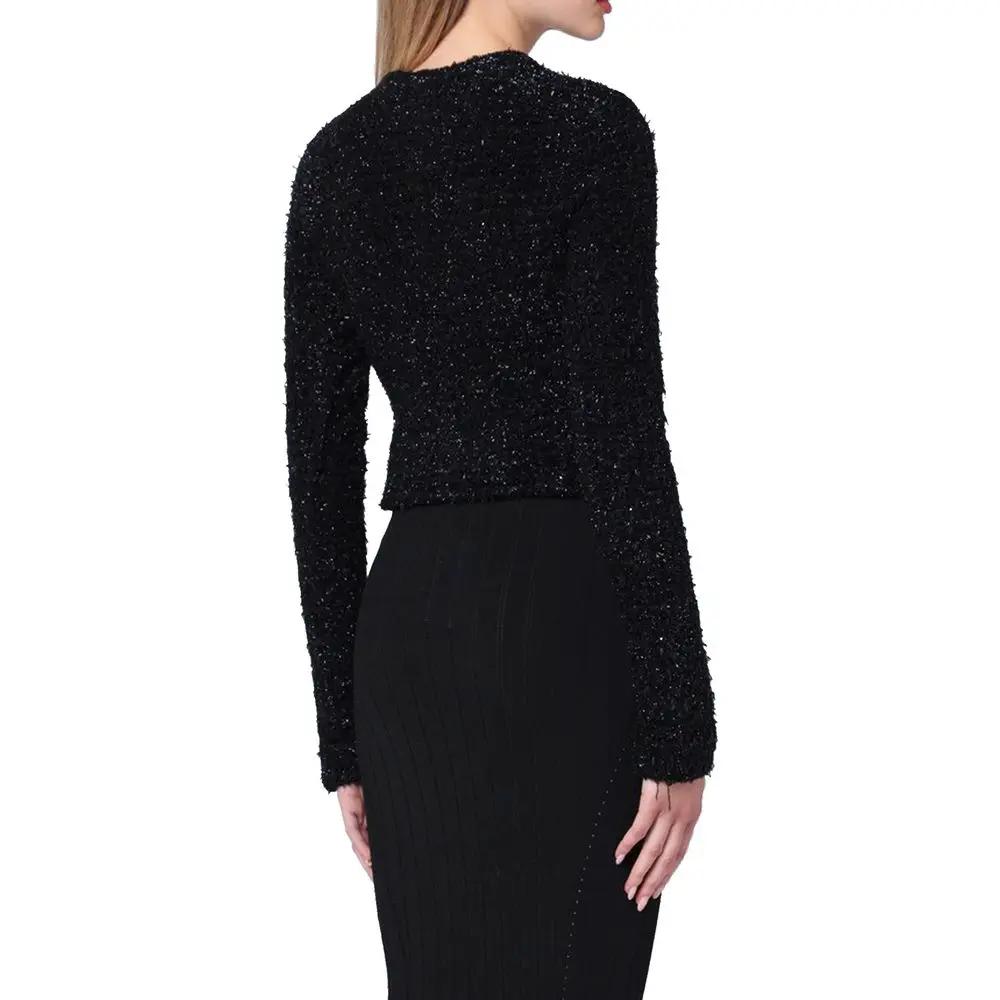 Balenciaga Black Cotton Cardigan