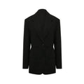 Manteau noir laine femme – Prada coupe tailleur