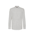 Dolce & Gabbana White Cotton Pattern Shirt