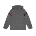 Sweat à capuche gris cachemire homme – Gucci bande Web