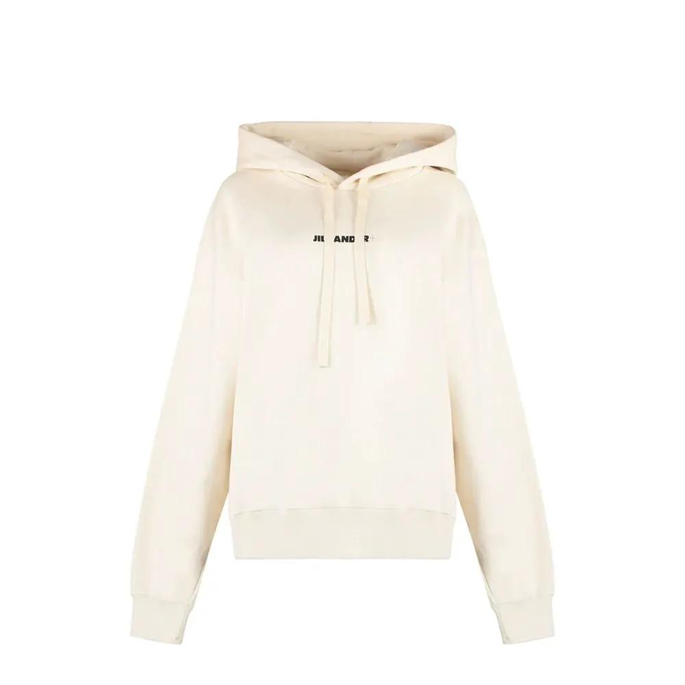 Jil Sander White Cotton Sweatshirt