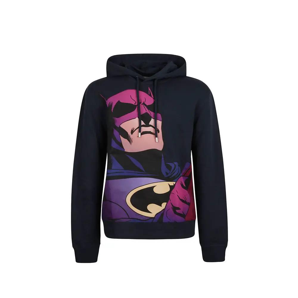 Men’s Blue Cotton Hoodie – Lanvin Classic Sweatshirt Made in Italy