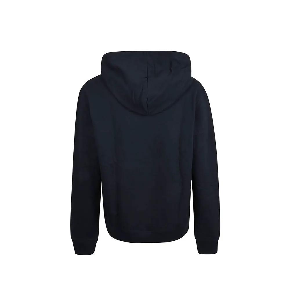 Men’s Blue Cotton Hoodie – Lanvin Classic Sweatshirt Made in Italy