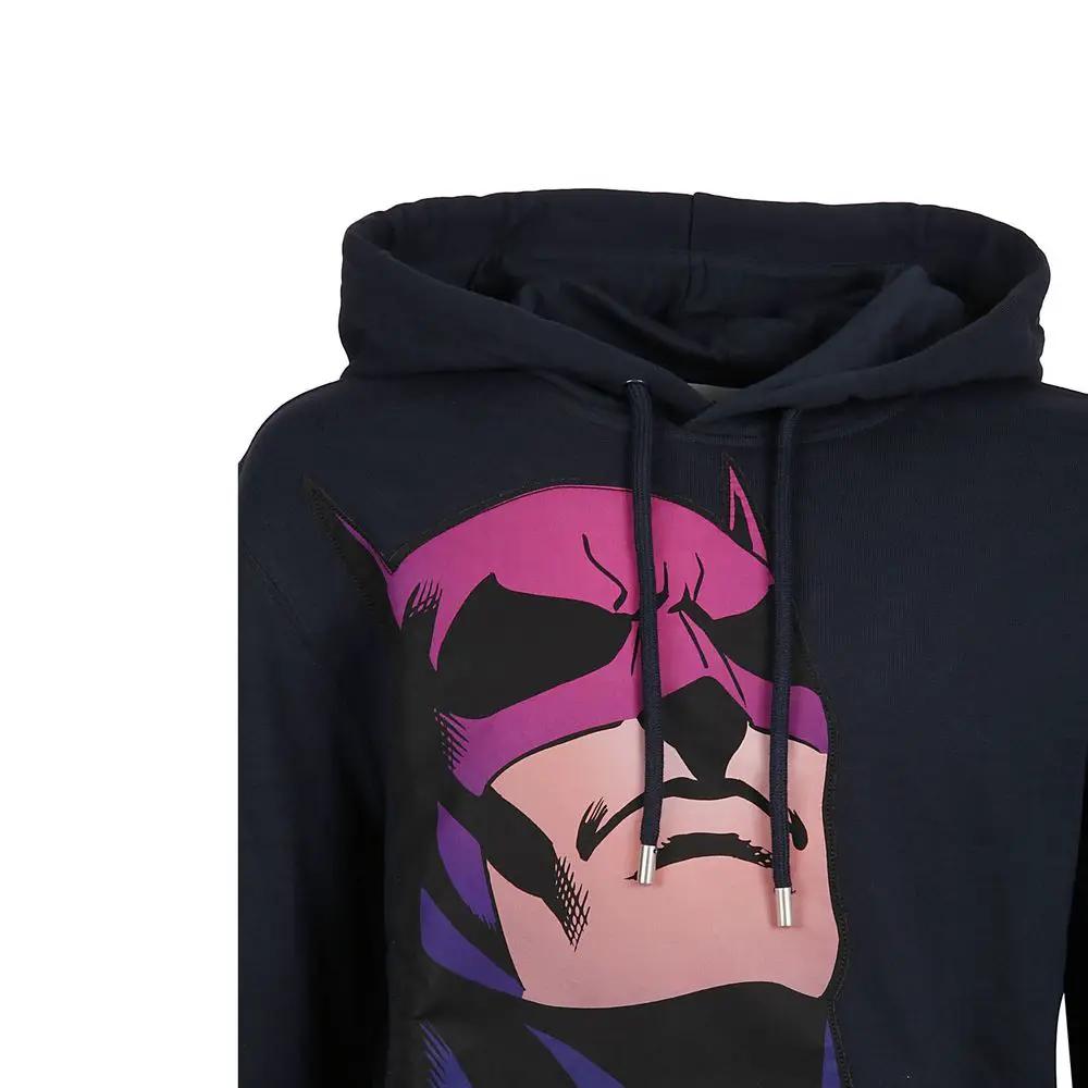 Men’s Blue Cotton Hoodie – Lanvin Classic Sweatshirt Made in Italy