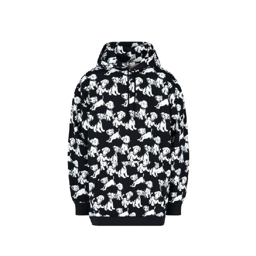 Sweat à capuche noir coton homme – Celine hoodie minimaliste