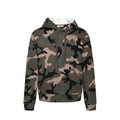 Men’s Bicolor Cotton Hoodie – Valentino Embossed Logo Sweatshirt Made in Italy