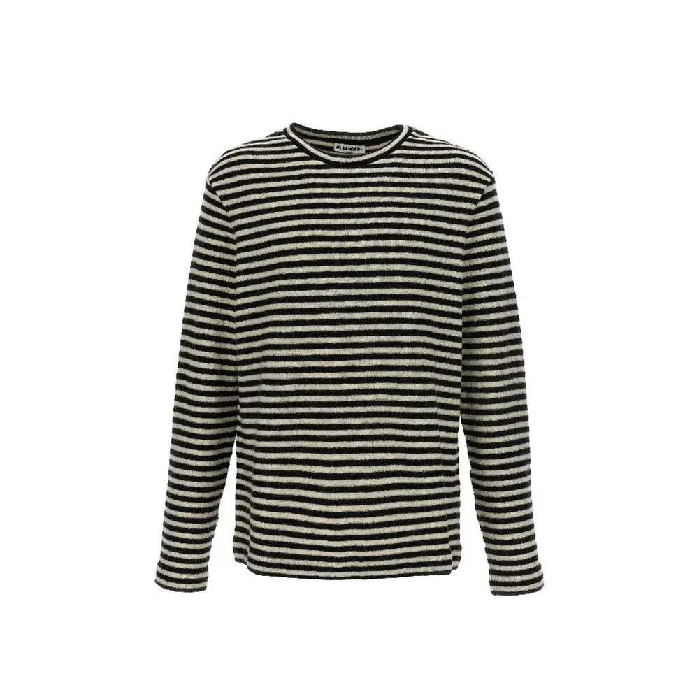 T-shirt manches longues laine blanc homme – Jil Sander Jil Sander+ col rond
