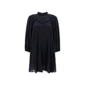 Robe noire coton perforé femme – Isabel Marant Étoile motif floral bohème