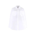 Valentino White CWomen’s White Cotton Shirt Dress – Valentino Long Sleeve Button-Up Dress Made in Italyotton Casual Dress