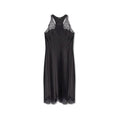 Robe noire col V dentelle femme – Balenciaga sans manches élégante