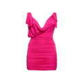 Robe multicolore femme – The Attico dos nu drapée élégante
