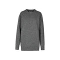 Men’s Grey Wool Sweatshirt – Maison Margiela Crew Neck Knit Made in Italy