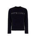 Sweatshirt noir coton homme – Givenchy logo studs