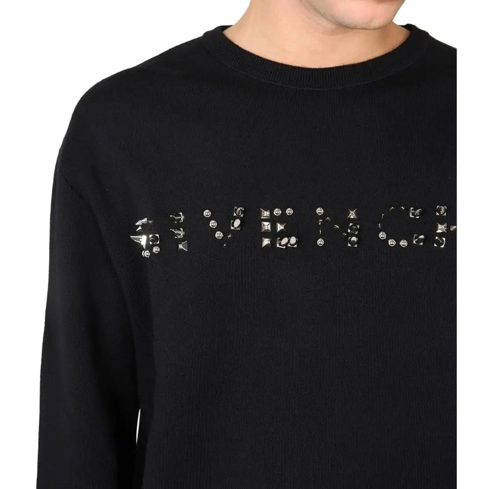 Givenchy Black Cotton Sweatshirt