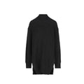 Pull col roulé noir laine femme – Jil Sander maille minimaliste