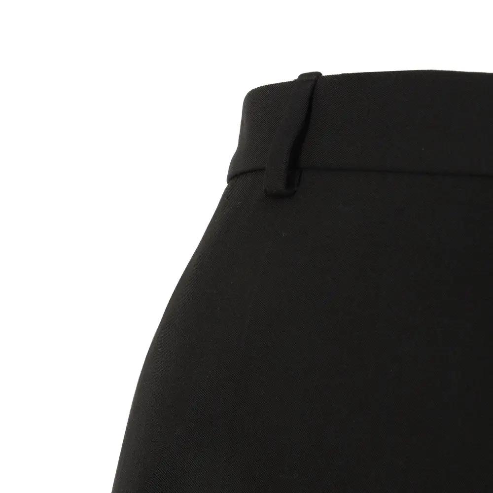 Men’s Black Wool Flared Pants – Balenciaga Tailored Trousers Made in Italy