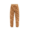 Pantalon marron monogramme homme – Burberry pantalon élastiqué casual