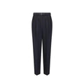 Women’s Black Wool Silk Pants – Dior Tailored Luxury Trousers