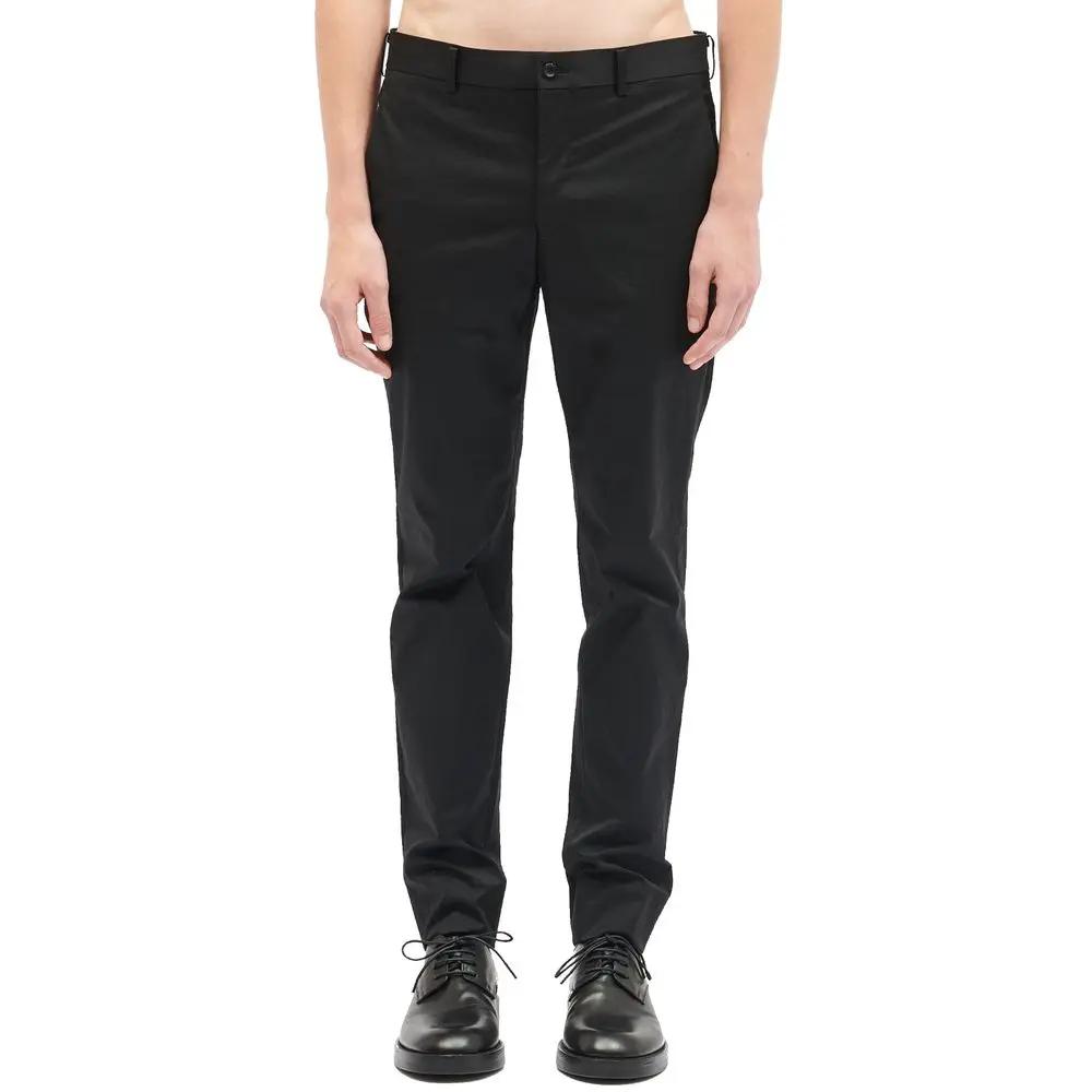 Men’s Black Nylon Pants – Comme des Garçons Technical Casual Trousers Made in Japan