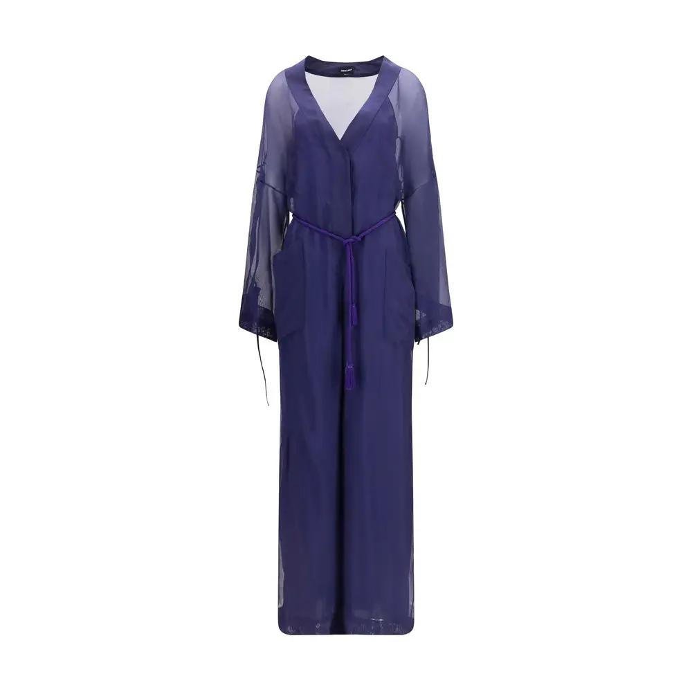 Combinaison bleue en viscose Giorgio Armani
