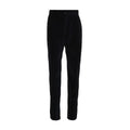 Pantalon décontracté en coton noir Dolce &amp; Gabbana