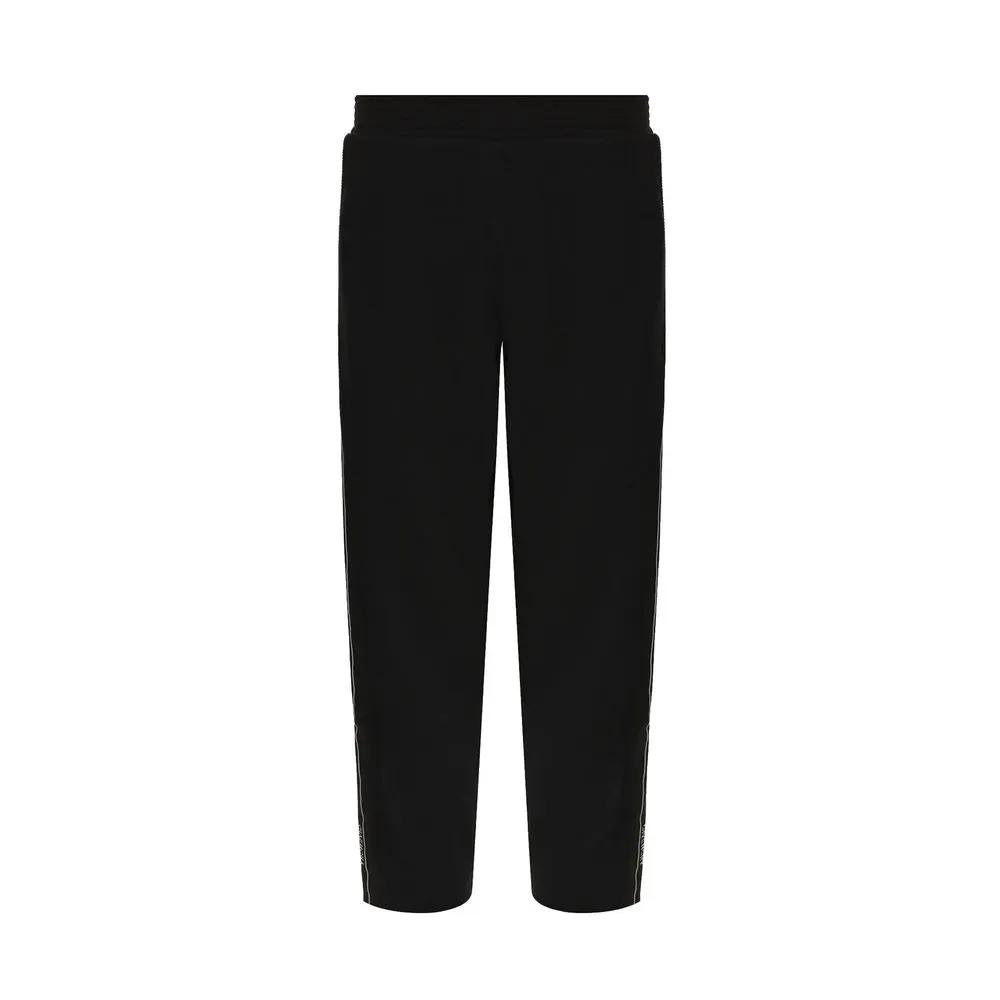 Men’s Black Cotton Joggers – Givenchy Logo Sweatpants Made in Italy