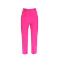 Women’s Multicolor Cropped Wool Pants – Alexander McQueen Tailored Trousers Made in Italy
