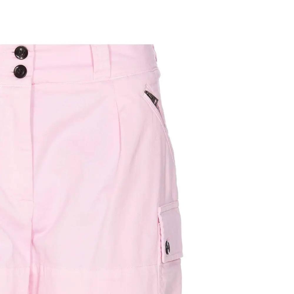Women’s Multicolor Cargo Pants – Tom Ford Cropped Cotton Stretch Trousers Made in Italy