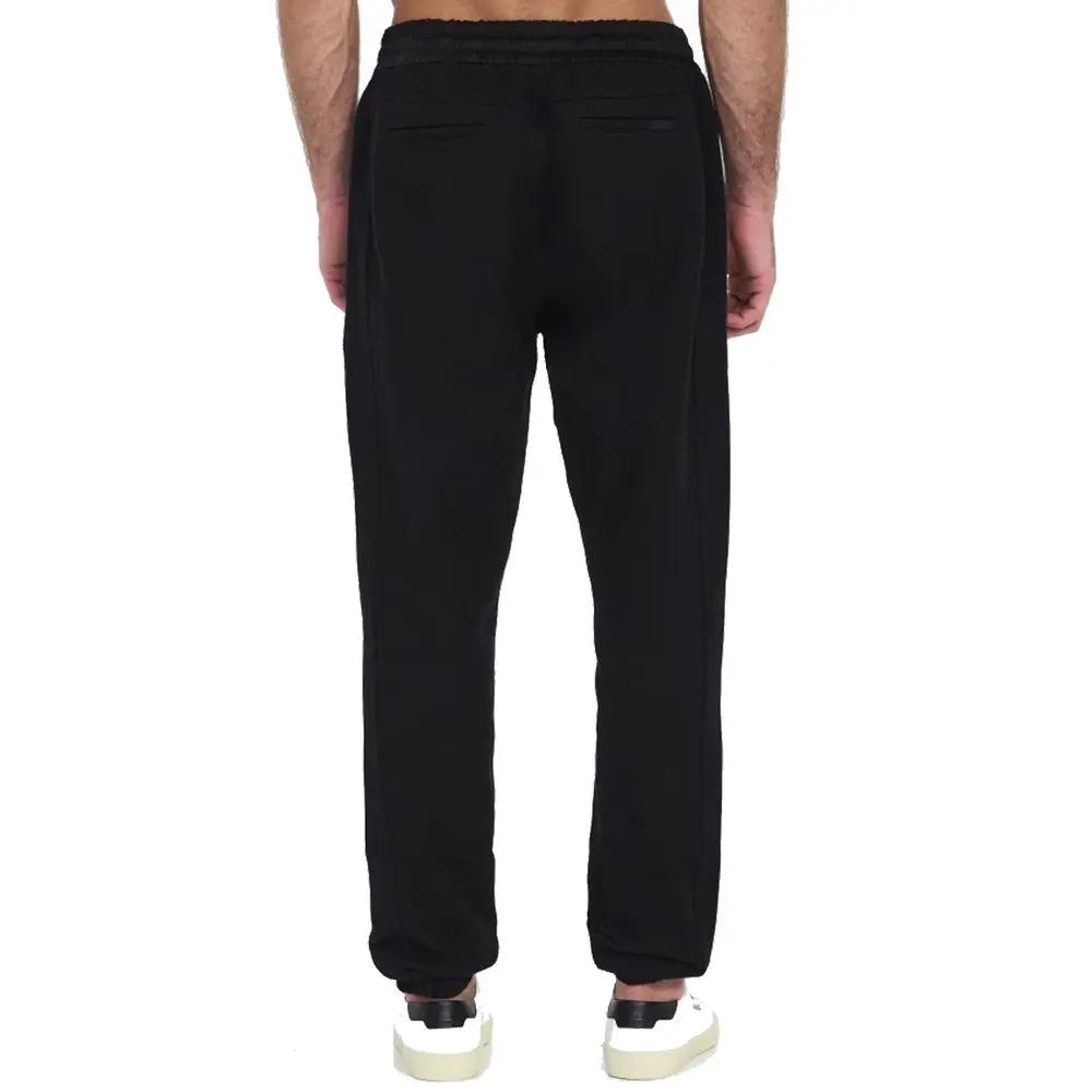 Saint Laurent Black Cotton Joggers (Workout Pants)