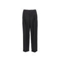 Pantalon noir laine cachemire homme – Saint Laurent pantalon tailleur revers