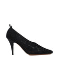 Escarpins noirs en tissu à talon haut Stella McCartney