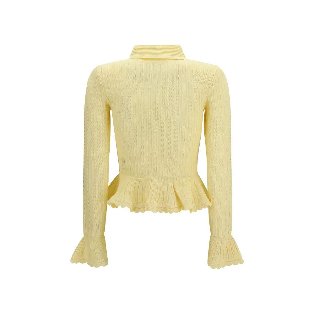 Self-Portrait Bicolor Viscose Cardigan