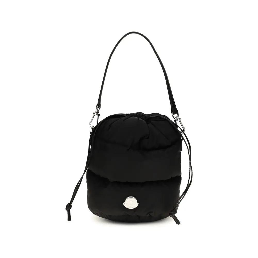 Sac seau Moncler noir en polyamide