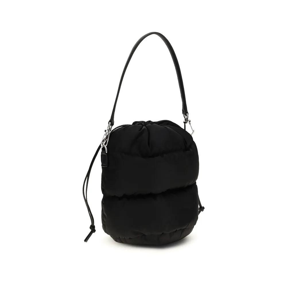 Sac seau Moncler noir en polyamide