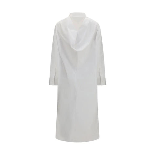 Robe décontractée en coton blanc Balenciaga