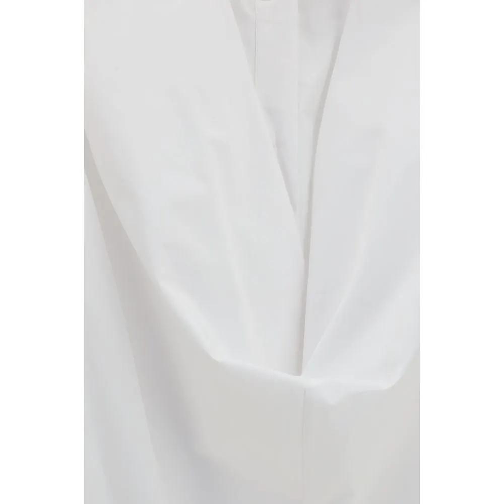 Robe décontractée en coton blanc Balenciaga