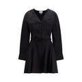 Ganni Black Cotton Casual Dress