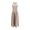 Brunello Cucinelli Robe décontractée en lin beige