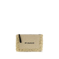 Sac à bandoulière en polypropylène beige PINKO